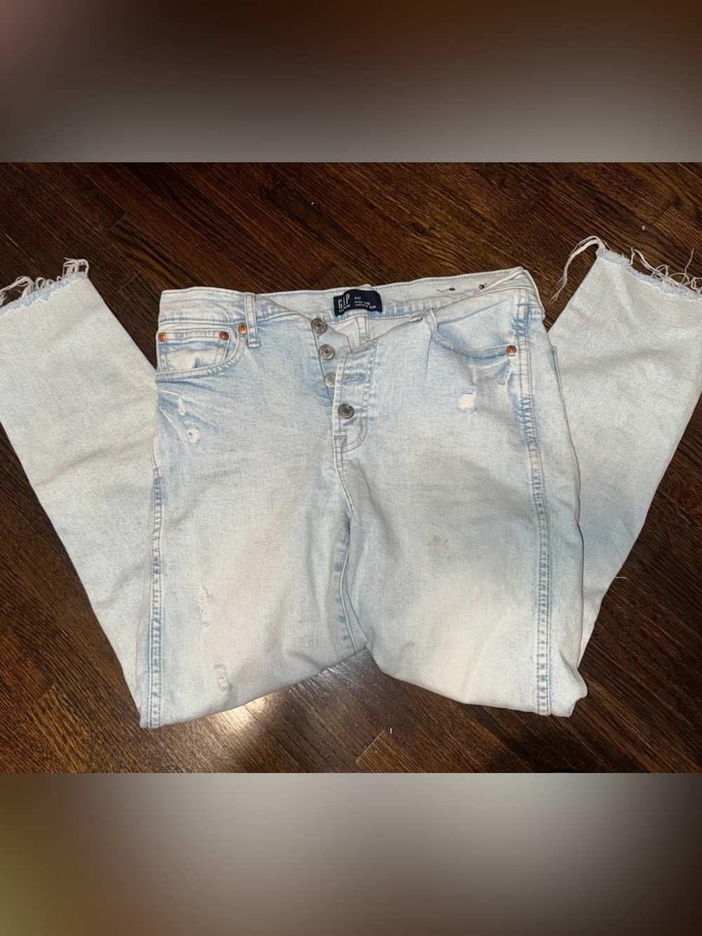 GAP Light Blue High-Rise Jeans